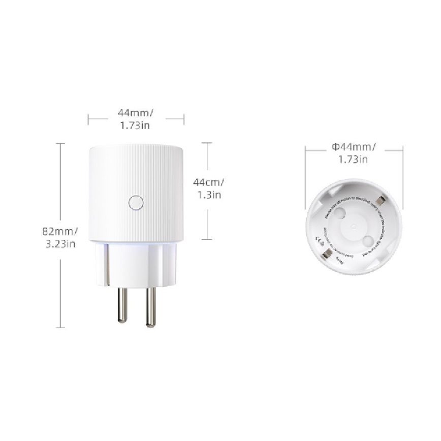 Immax NEO 07813L - Priză inteligentă F 3500W Tuya Wi-Fi