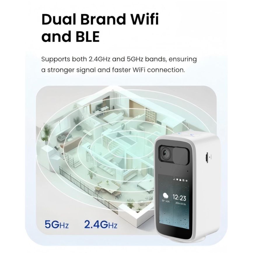 Immax NEO 07814L - Cameră inteligentă de interior cu senzor de 4 MP, alimentare 5V, Wi-Fi