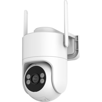 Immax NEO 07819L - Cameră inteligentă de exterior cu senzor de 4 MP, alimentare 5 V, protecție IP65, Wi-Fi