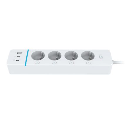 Immax NEO 07821L - Prelungitor NEO LITE Smart 4AC+1xUSB+2xUSB-C Wi-Fi