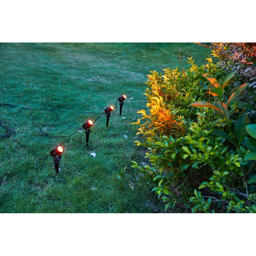 Immax NEO 07903L - Lampă solară LED RGB reglabilă REFLECTORES 4xLED/1W/5,5V IP65 Tuya