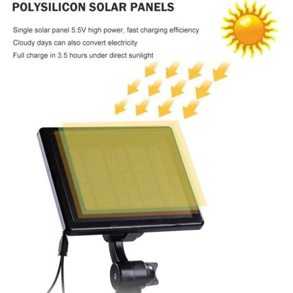 Immax NEO 07903L - Lampă solară LED RGB reglabilă REFLECTORES 4xLED/1W/5,5V IP65 Tuya