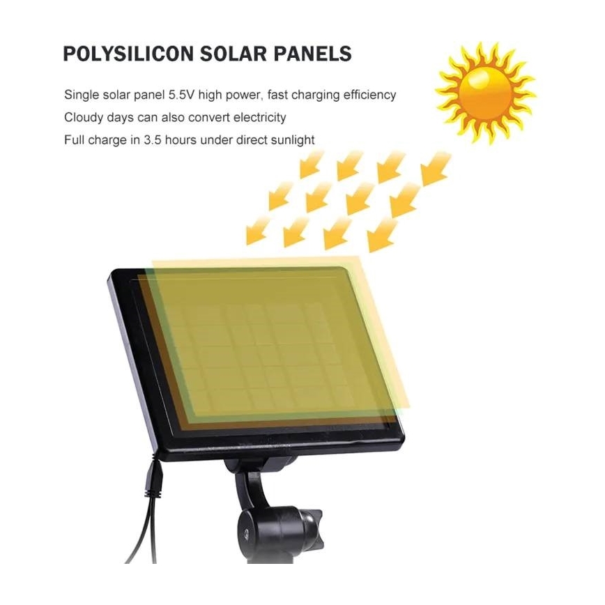 Immax NEO 07903L - Lampă solară LED RGB reglabilă REFLECTORES 4xLED/1W/5,5V IP65 Tuya