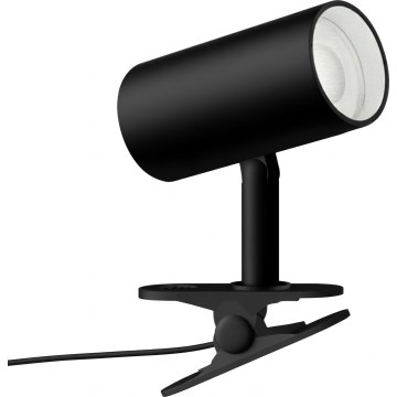 Immax NEO 08291L - Lampă cu clemă PUNTO 1xGU10/9W/230V neagră