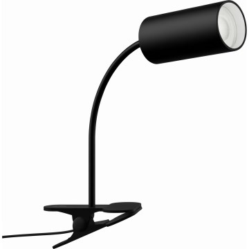 Immax NEO 08293L - Lampă flexibilă cu clemă PUNTO 1xGU10/9W/230V neagră