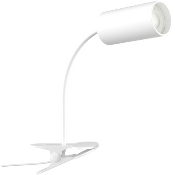 Immax NEO 08294L - Lampă flexibilă cu clemă PUNTO 1xGU10/9W/230V albă