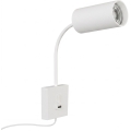 Immax NEO 08296L - Lampă de perete cu USB PUNTO 1xGU10/9W/230V albă
