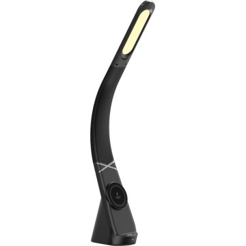 Immax NEO 09110L - Lampă de birou LED dimabilă cu încărcare wireless MAGIC LED/5W/230V, neagră