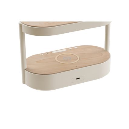 Immax NEO 09111L - Lampă de birou LED reglabilă cu ceas deșteptător și stație de încărcare TRIPLE DOCK LED/1,5W/5V