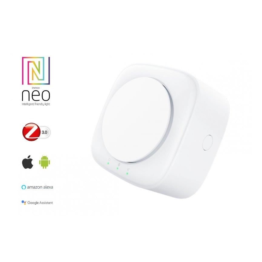Immax NEO SMART - Bridge + Alarmă 4,2W/230V Zigbee Tuya