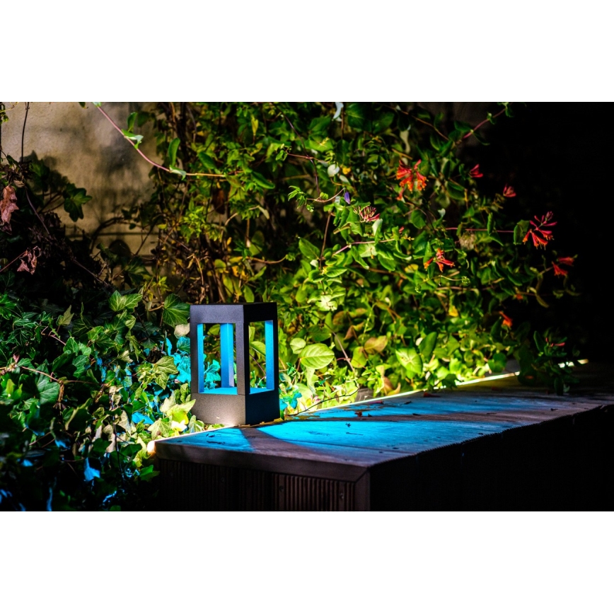 Immax NEO 07902L - Lampă LED RGB+CCT reglabilă pentru exterior NEO LITE CUBE LED/10W/230V 2700-6500K IP67 Wi-Fi Tuya negru