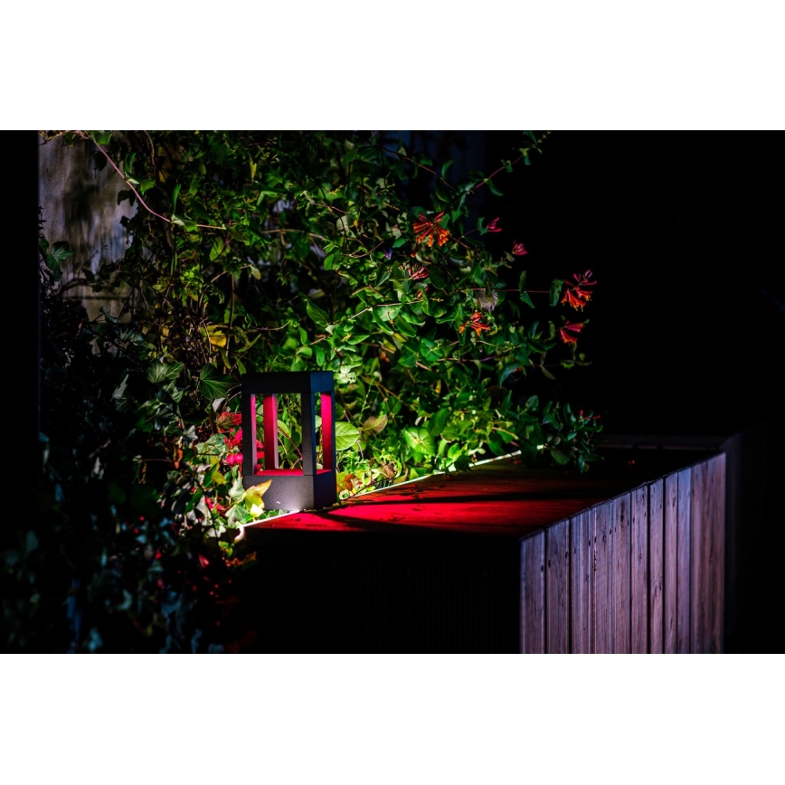 Immax NEO 07902L - Lampă LED RGB+CCT reglabilă pentru exterior NEO LITE CUBE LED/10W/230V 2700-6500K IP67 Wi-Fi Tuya negru