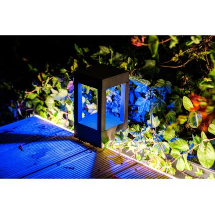 Immax NEO 07902L - Lampă LED RGB+CCT reglabilă pentru exterior NEO LITE CUBE LED/10W/230V 2700-6500K IP67 Wi-Fi Tuya negru