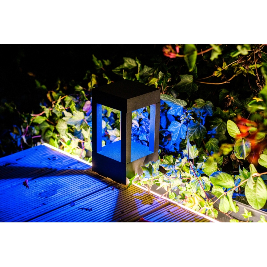 Immax NEO 07902L - Lampă LED RGB+CCT reglabilă pentru exterior NEO LITE CUBE LED/10W/230V 2700-6500K IP67 Wi-Fi Tuya negru