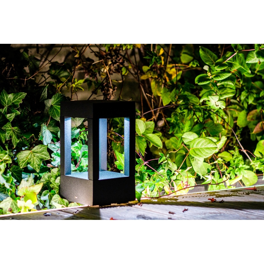 Immax NEO 07902L - Lampă LED RGB+CCT reglabilă pentru exterior NEO LITE CUBE LED/10W/230V 2700-6500K IP67 Wi-Fi Tuya negru