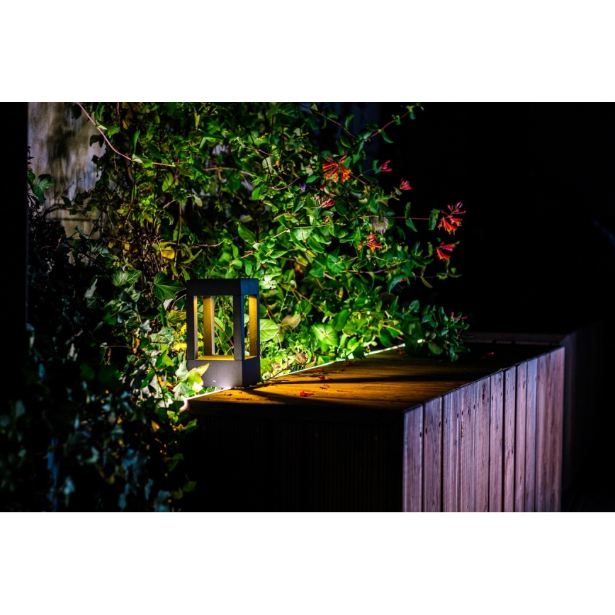 Immax NEO 07902L - Lampă LED RGB+CCT reglabilă pentru exterior NEO LITE CUBE LED/10W/230V 2700-6500K IP67 Wi-Fi Tuya negru