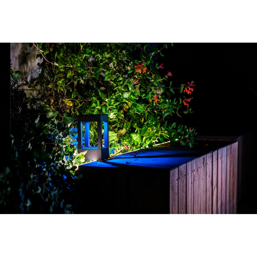 Immax NEO 07902L - Lampă LED RGB+CCT reglabilă pentru exterior NEO LITE CUBE LED/10W/230V 2700-6500K IP67 Wi-Fi Tuya negru