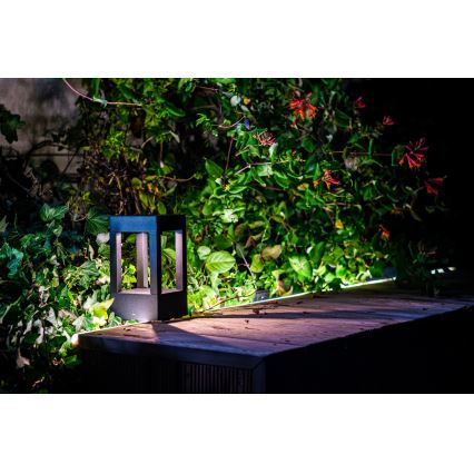 Immax NEO 07902L - Lampă LED RGB+CCT reglabilă pentru exterior NEO LITE CUBE LED/10W/230V 2700-6500K IP67 Wi-Fi Tuya negru