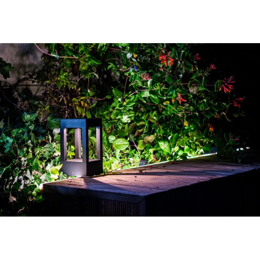 Immax NEO 07902L - Lampă LED RGB+CCT reglabilă pentru exterior NEO LITE CUBE LED/10W/230V 2700-6500K IP67 Wi-Fi Tuya negru