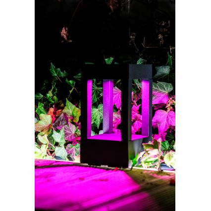 Immax NEO 07902L - Lampă LED RGB+CCT reglabilă pentru exterior NEO LITE CUBE LED/10W/230V 2700-6500K IP67 Wi-Fi Tuya negru