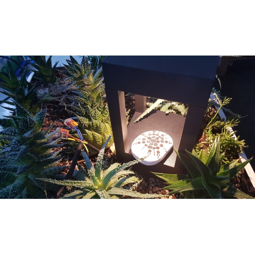 Immax NEO 07902L - Lampă LED RGB+CCT reglabilă pentru exterior NEO LITE CUBE LED/10W/230V 2700-6500K IP67 Wi-Fi Tuya negru