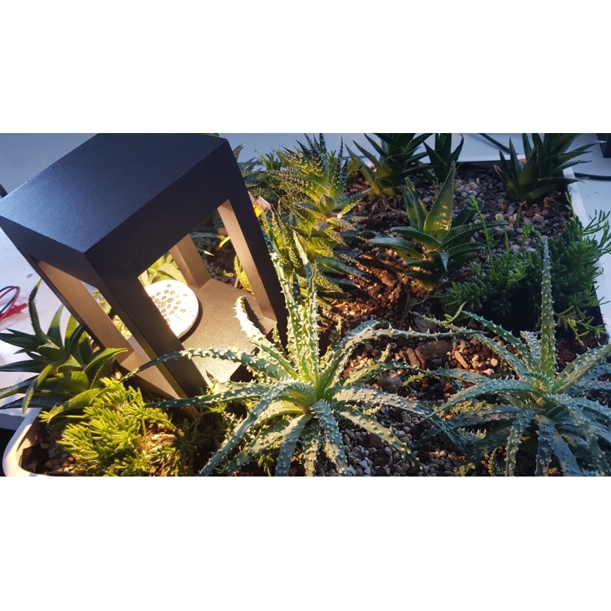 Immax NEO 07902L - Lampă LED RGB+CCT reglabilă pentru exterior NEO LITE CUBE LED/10W/230V 2700-6500K IP67 Wi-Fi Tuya negru