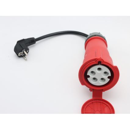 Immax - Stație de încărcare portabilă pentru vehicule electrice, conector Type 2 (AC), 16 A/380 V, 11 kW, cu ștecăr 230 V și cablu 5 m, Wi‑Fi Tuya