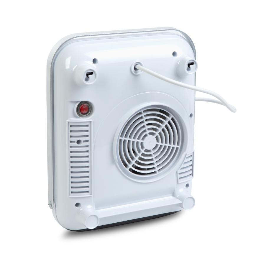 Încălzitor de perete cu suport pentru prosoape 2000 W/230 V, IP22, alb, cu telecomandă
