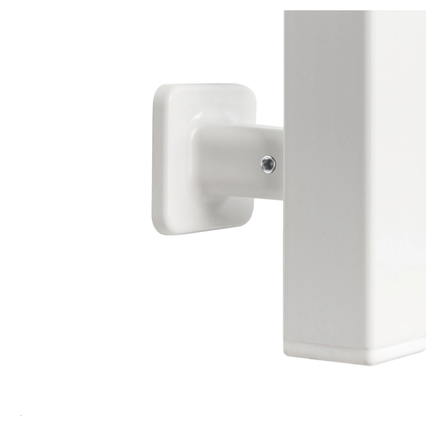 Încălzitor electric pentru prosoape LARGO cu termostat, 168 W, 80 x 50 cm, alb, cu racordare pe partea stângă