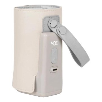 Încălzitor reîncărcabil de biberoane Lionelo THERMU GO PLUS 10W/5V bej