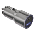 Încărcător auto Winner Group 1xUSB-C + 1xUSB-A Power Delivery 58,5W silver
