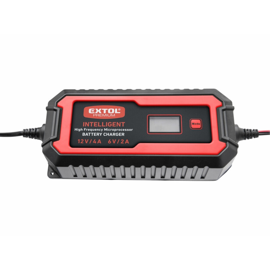 Încărcător de baterii auto în 9 etape Extol Premium 6/12V 4A IP65