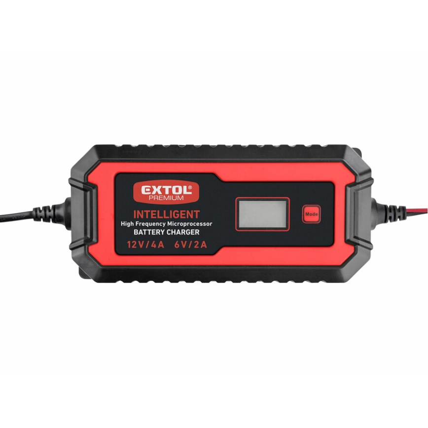 Încărcător de baterii auto în 9 etape Extol Premium 6/12V 4A IP65