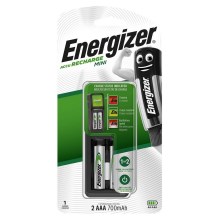 Încărcător de baterii NiMH 3W/2xAA/AAA 700mAh 230V Energizer