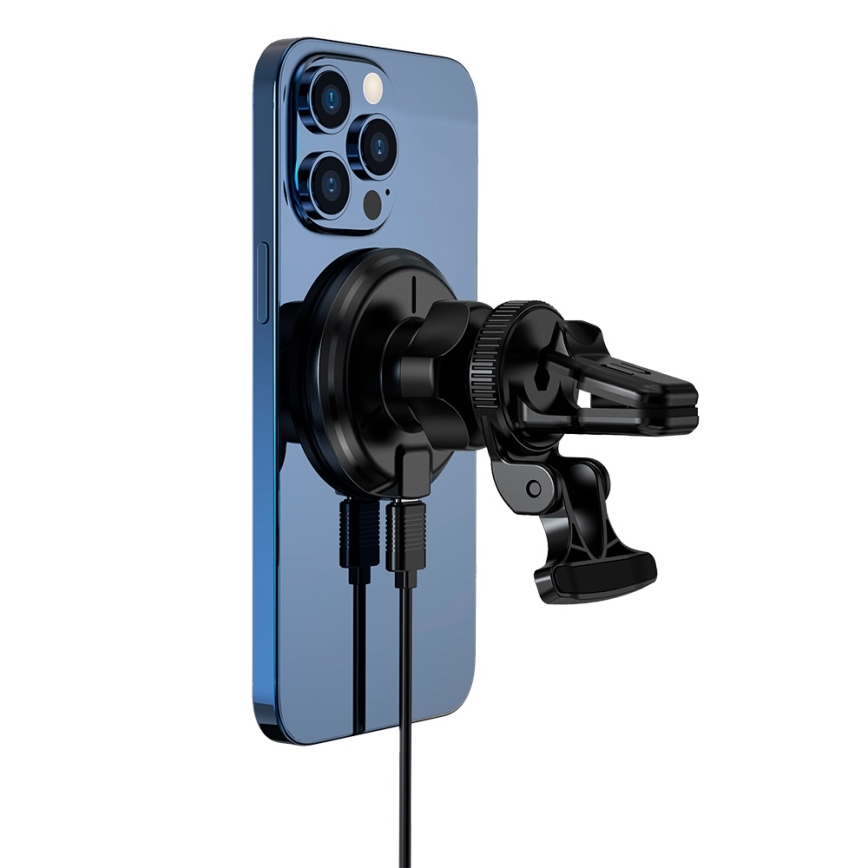 Încărcător fără fir și suport pentru mașină Winner Group 15W Qi2 MagSafe