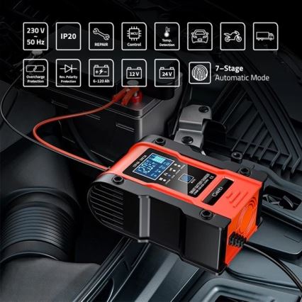 Încărcător pentru acumulatori 110W/230V