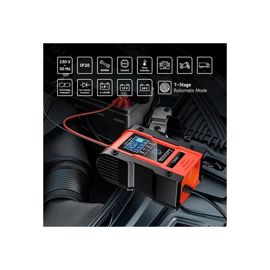 Încărcător pentru acumulatori 110W/230V
