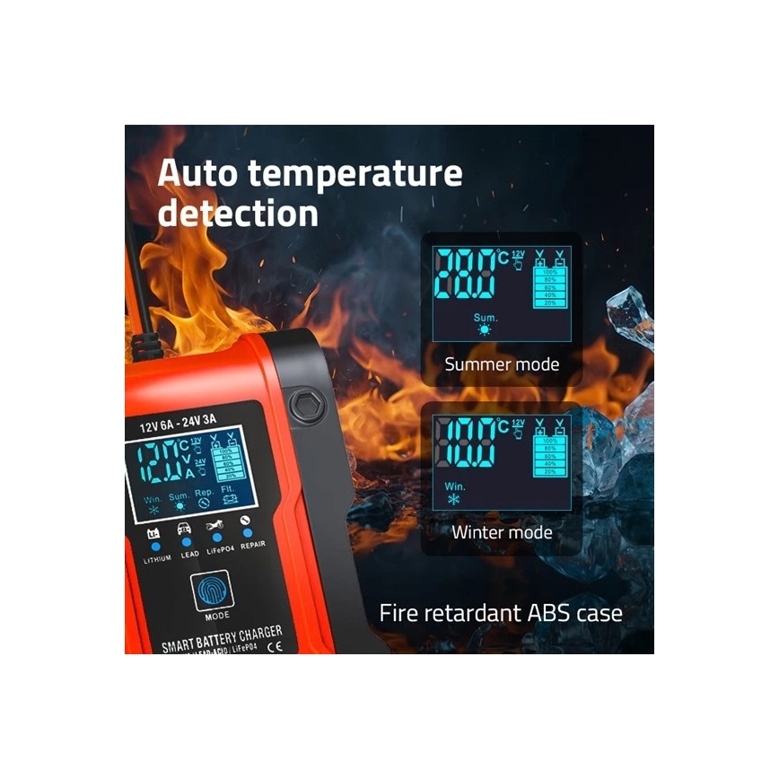 Încărcător pentru acumulatori 110W/230V