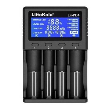 Încărcător pentru baterii A/AA/AAA/18650/2070­0/26650/22650