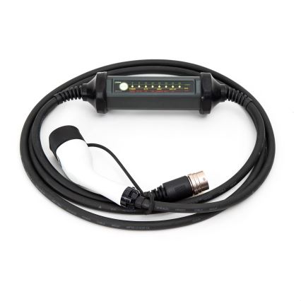 Încărcător portabil pentru vehicule electrice cu 4 adaptoare Type 2 32A/480V 22kW 5m IP67