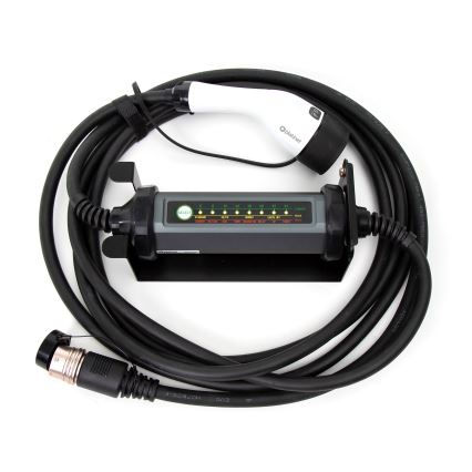 Încărcător portabil pentru vehicule electrice cu 4 adaptoare Type 2 32A/480V 22kW 5m IP67