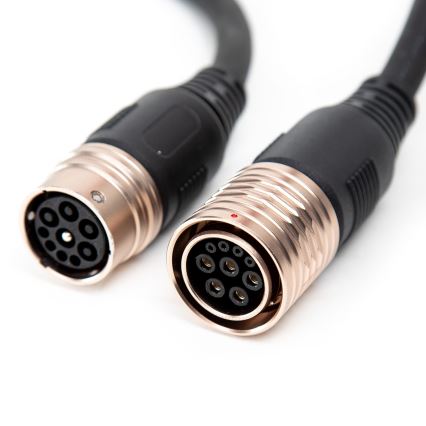 Încărcător portabil pentru vehicule electrice cu 4 adaptoare Type 2 32A/480V 22kW 5m IP67