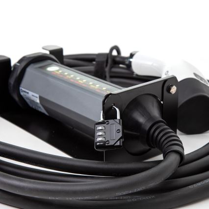 Încărcător portabil pentru vehicule electrice cu 4 adaptoare Type 2 32A/480V 22kW 5m IP67