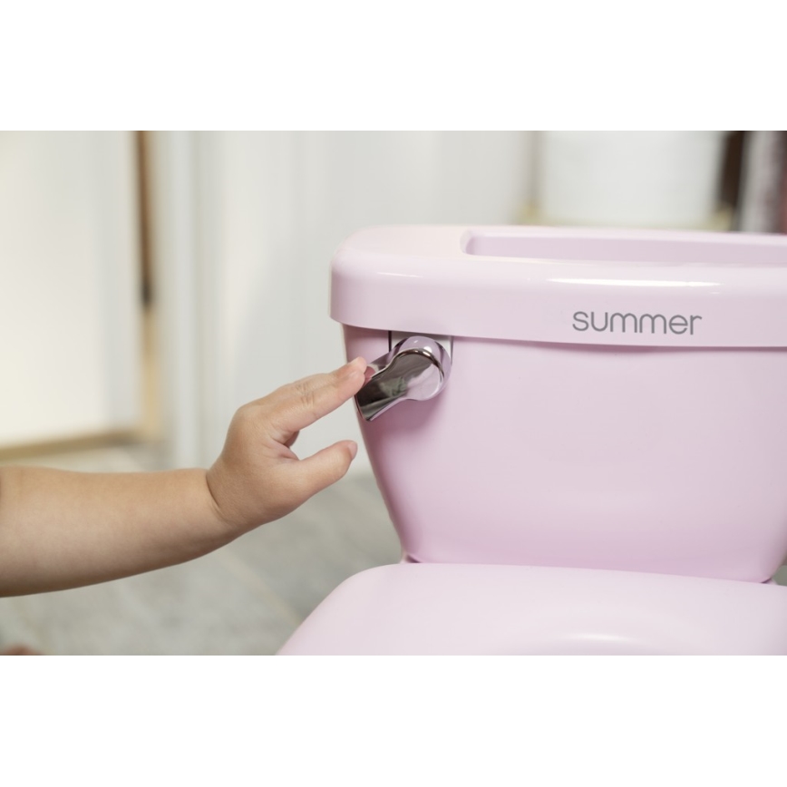 Ingenuity - Oliță pentru copii MY SIZE cu sunet, roz, 2xAAA