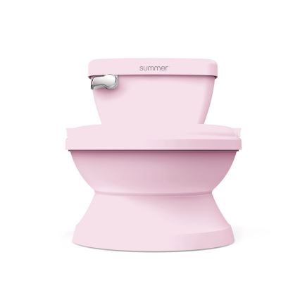 Ingenuity - Oliță pentru copii MY SIZE cu sunet, roz, 2xAAA