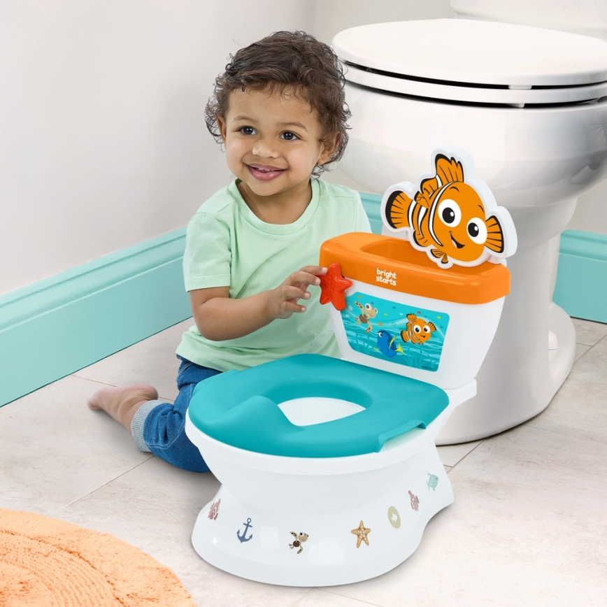 Ingenuity - Oliță pentru copii MY SIZE Finding Nemo cu sunet, 2 x AAA