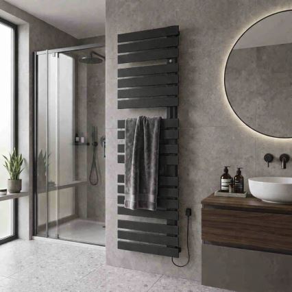 Instal Projekt - Radiator electric NAMED 610W 184x50 cm negru