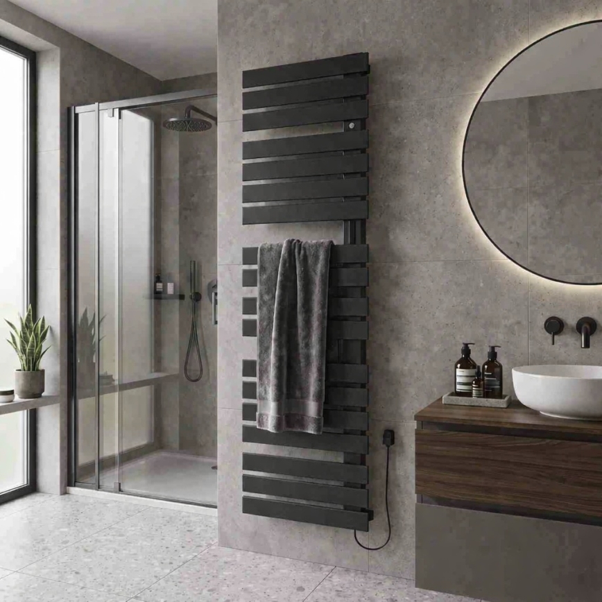 Instal Projekt - Radiator electric NAMED 610W 184x50 cm negru