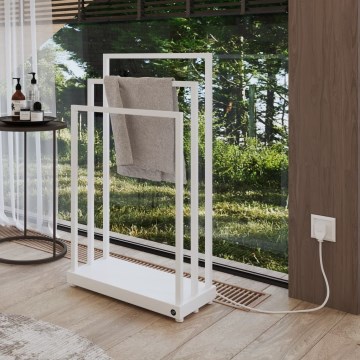 Instal Projekt - Uscător electric de prosoape MOBE 105W 90x50 cm alb