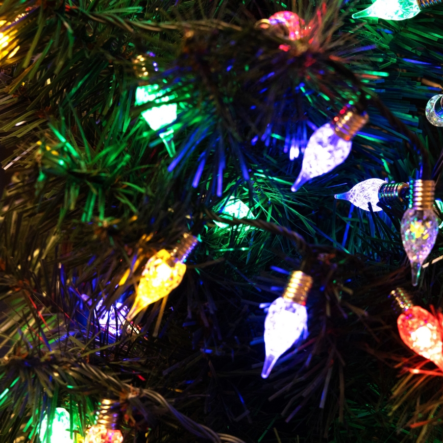 Instalație de Crăciun LED pentru exterior LINE, 200 LED, 12,75 m, IP44, multicoloră